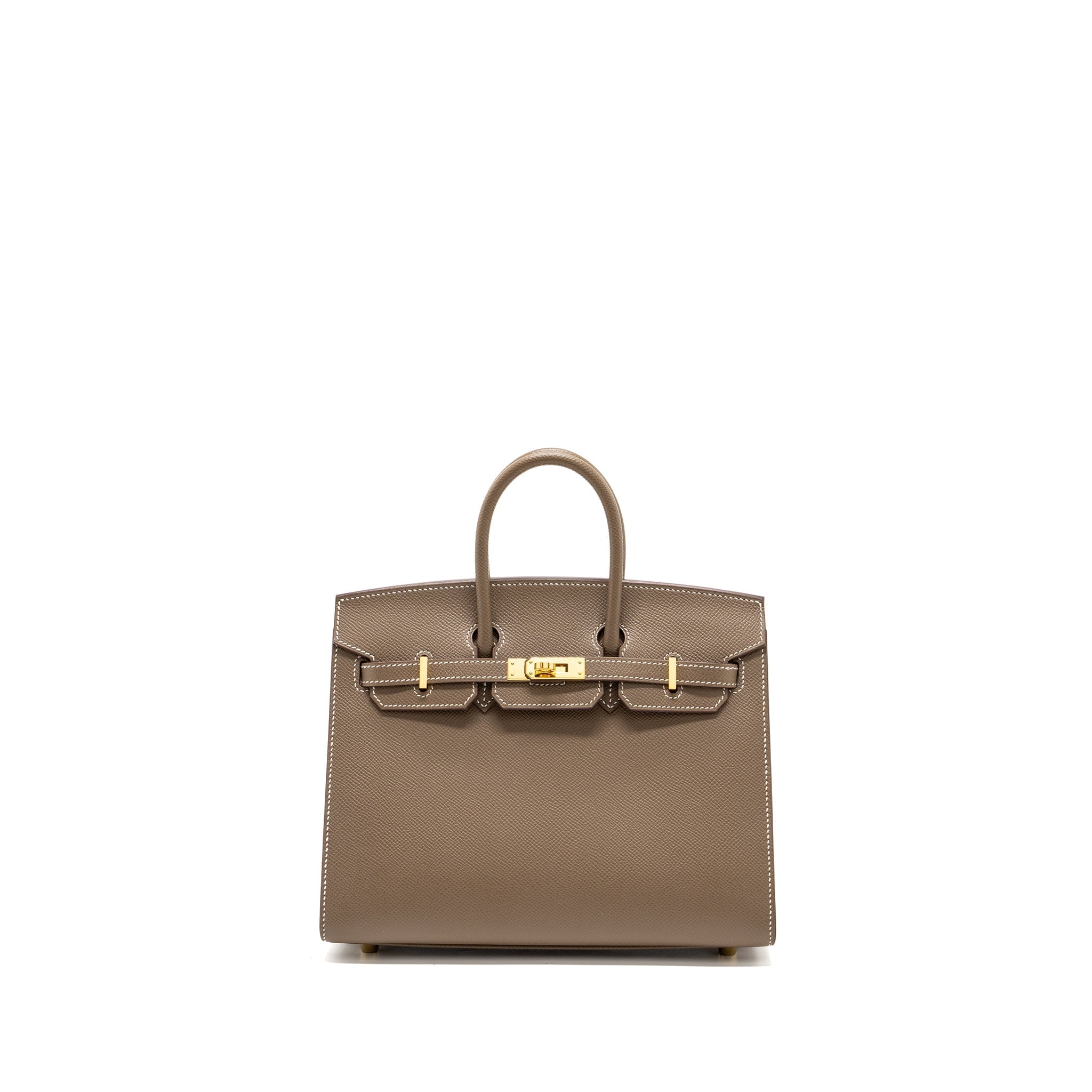 HERMES BIRKIN 25 EPSOM ETOUPE GHW