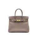 HERMES BIRKIN 30 TOGO GRIS ASPHALT GHW