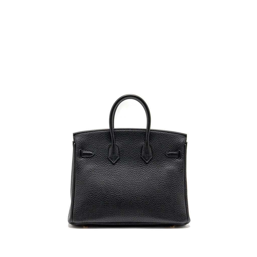 HERMES BIRKIN 25 TOGO BLACK GHW