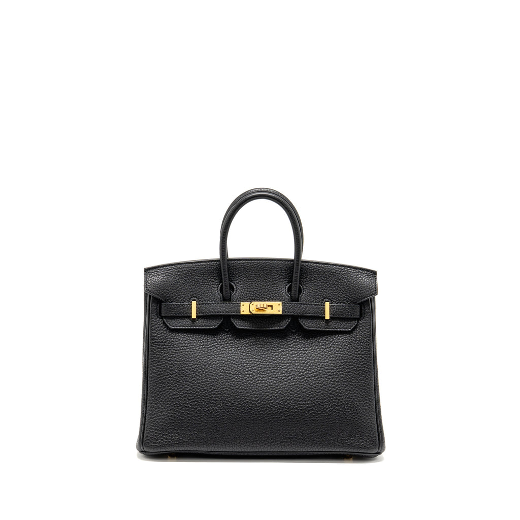HERMES BIRKIN 25 TOGO BLACK GHW