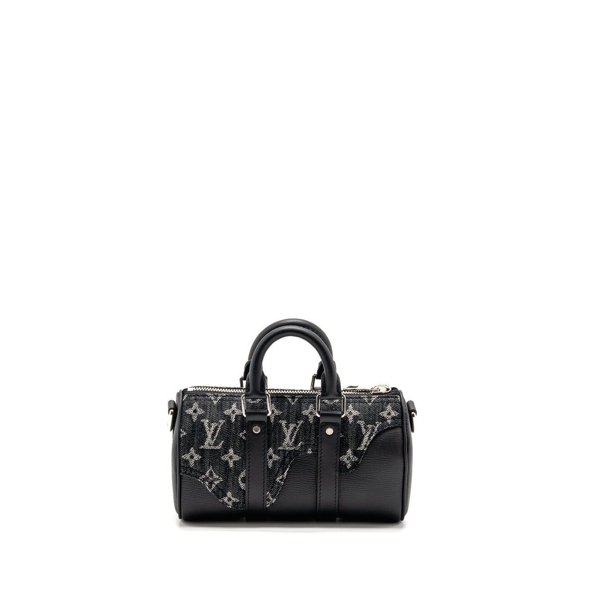 Louis Vuitton Nigo Keepall XS Monogram Drip Denim/Leather Black SHW