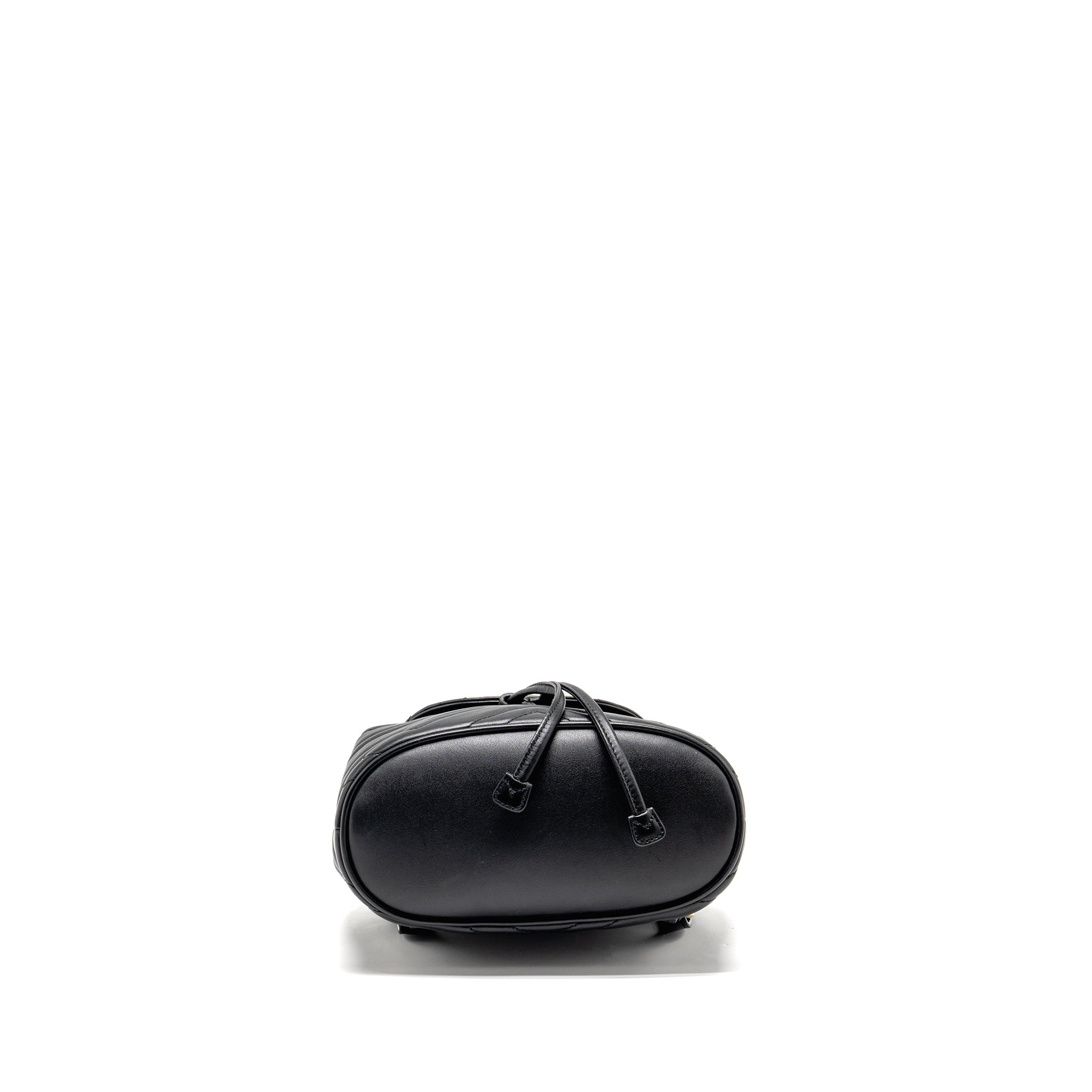 GG MARMONT BACKPACK CALFSKIN BLACK GHW