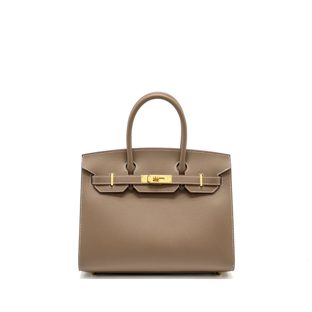 HERMES BIRKIN 30 SELLIER EPSOM ETOUPE GHW