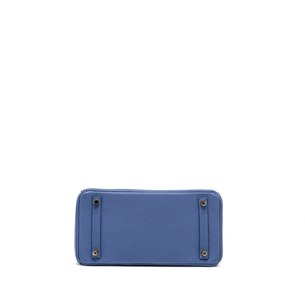 HERMES BIRKIN 30 TOGO BLUE BRIGHTON GHW