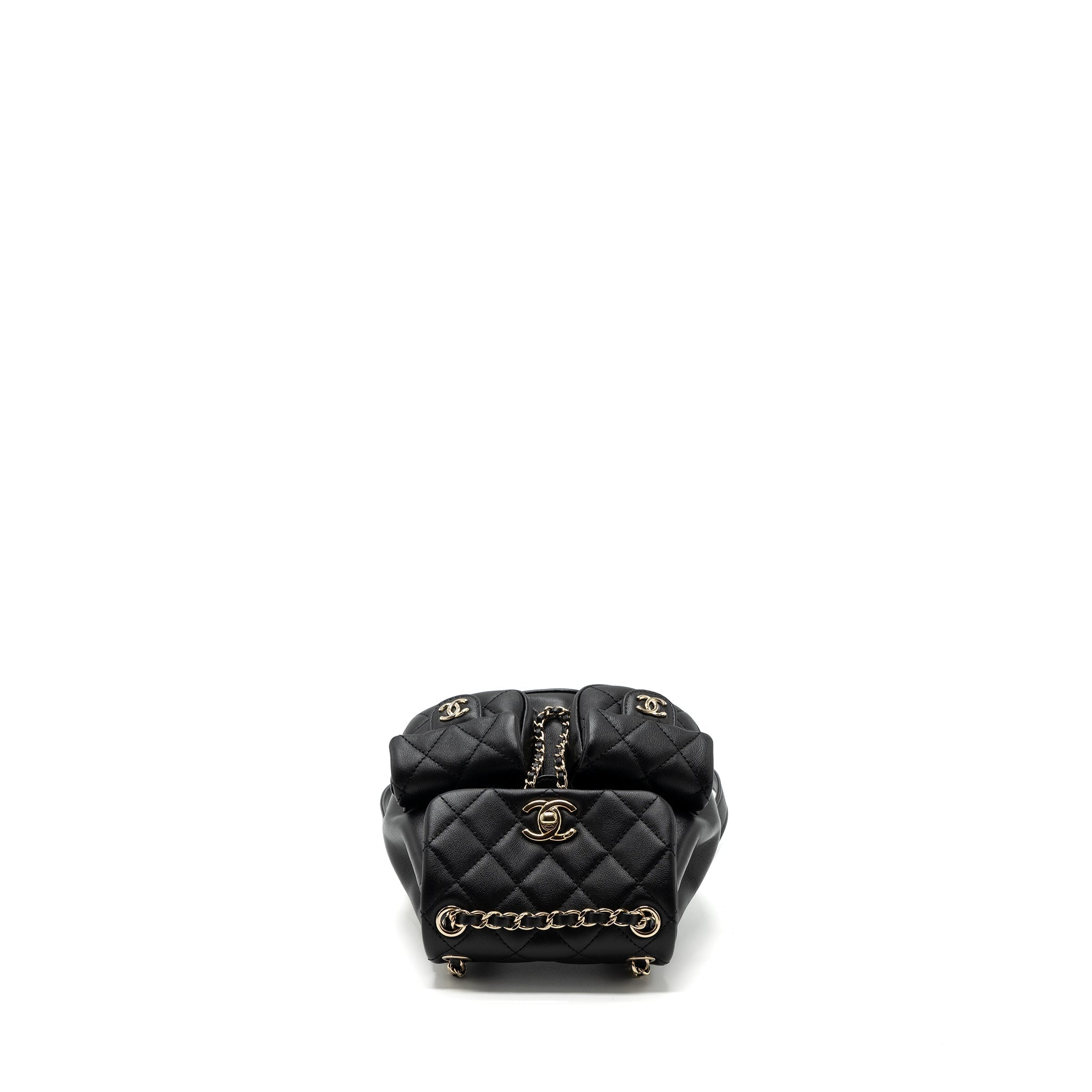 23A MINI TRIPLE PACK BACKPACK CALFSKIN BLACK LGHW (MICROCHIP )