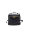 LORO PIANA EXTRA POCKET BACKPACK L23.5 GRAINED CALFSKIN NAVY GHW