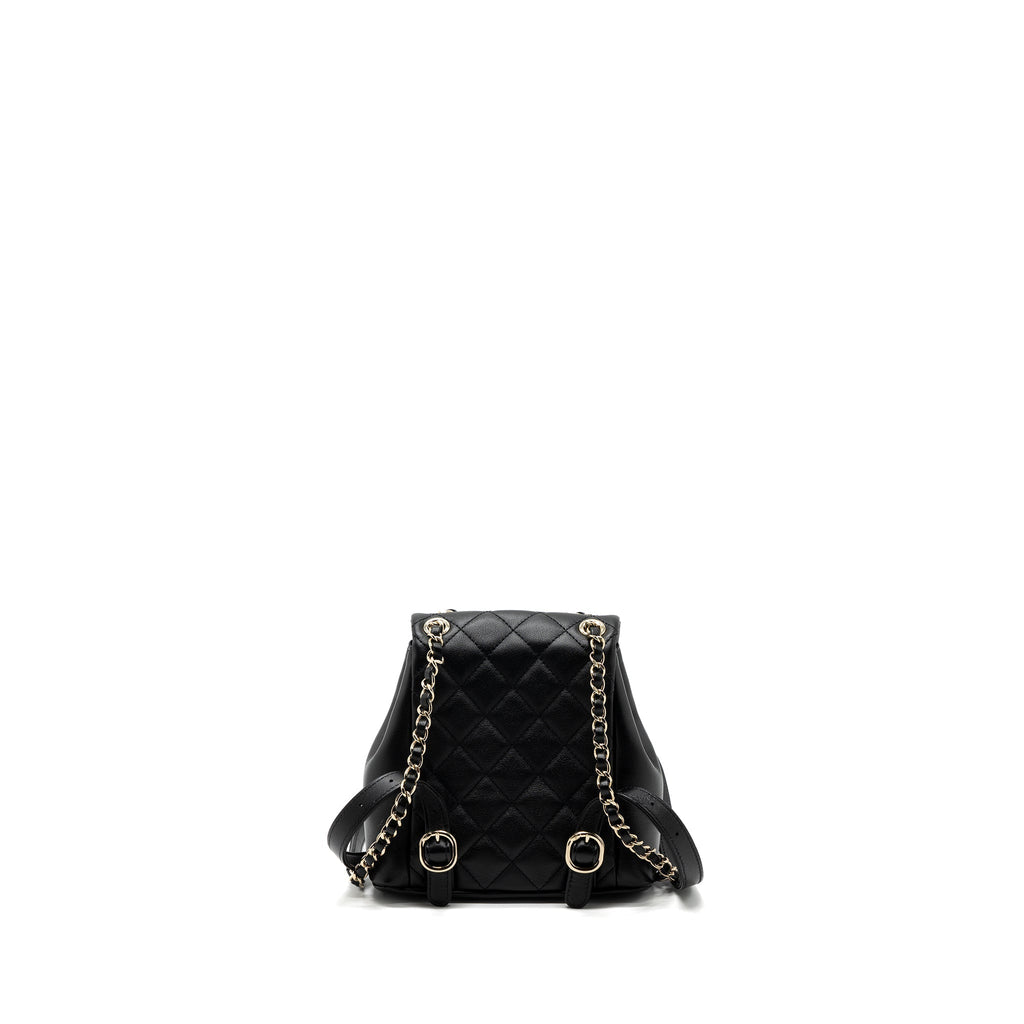 23A MINI TRIPLE PACK BACKPACK CALFSKIN BLACK LGHW (MICROCHIP )