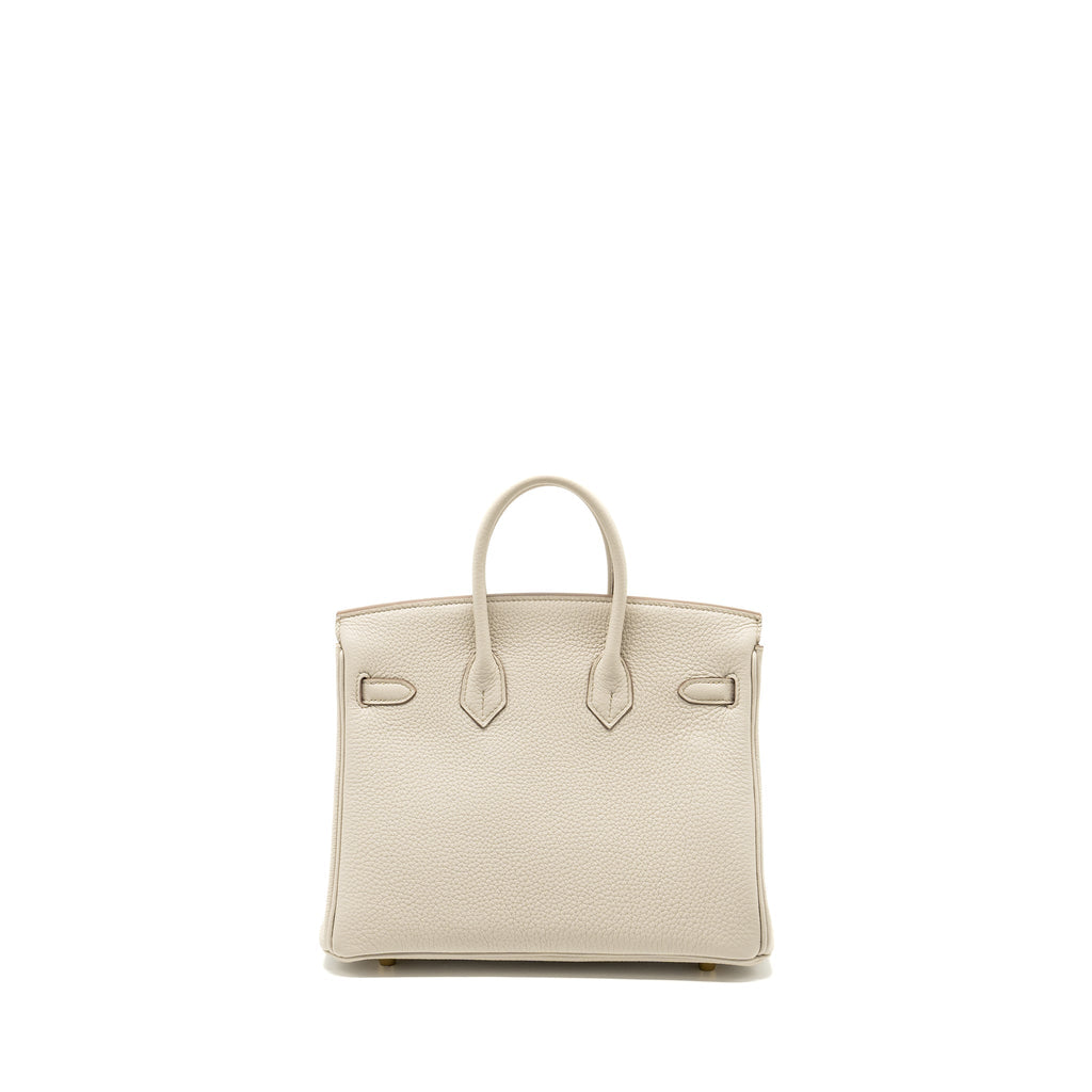 HERMES BIRKIN 25 TOGO BETON GHW