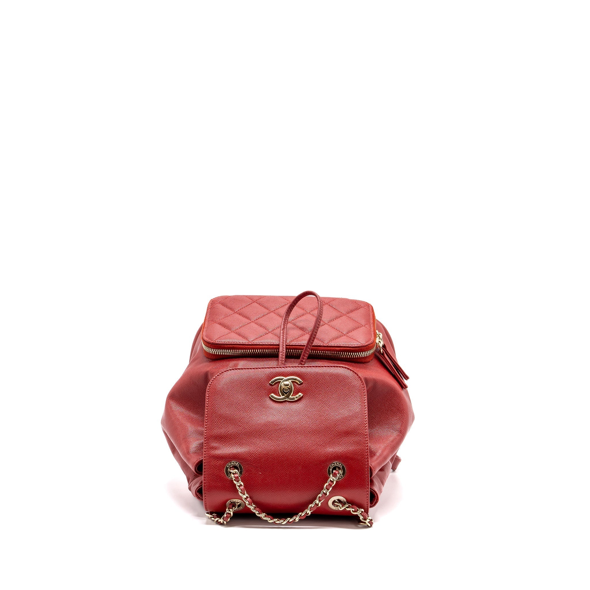 AFFINITY BACKPACK CAVIAR RED GHW