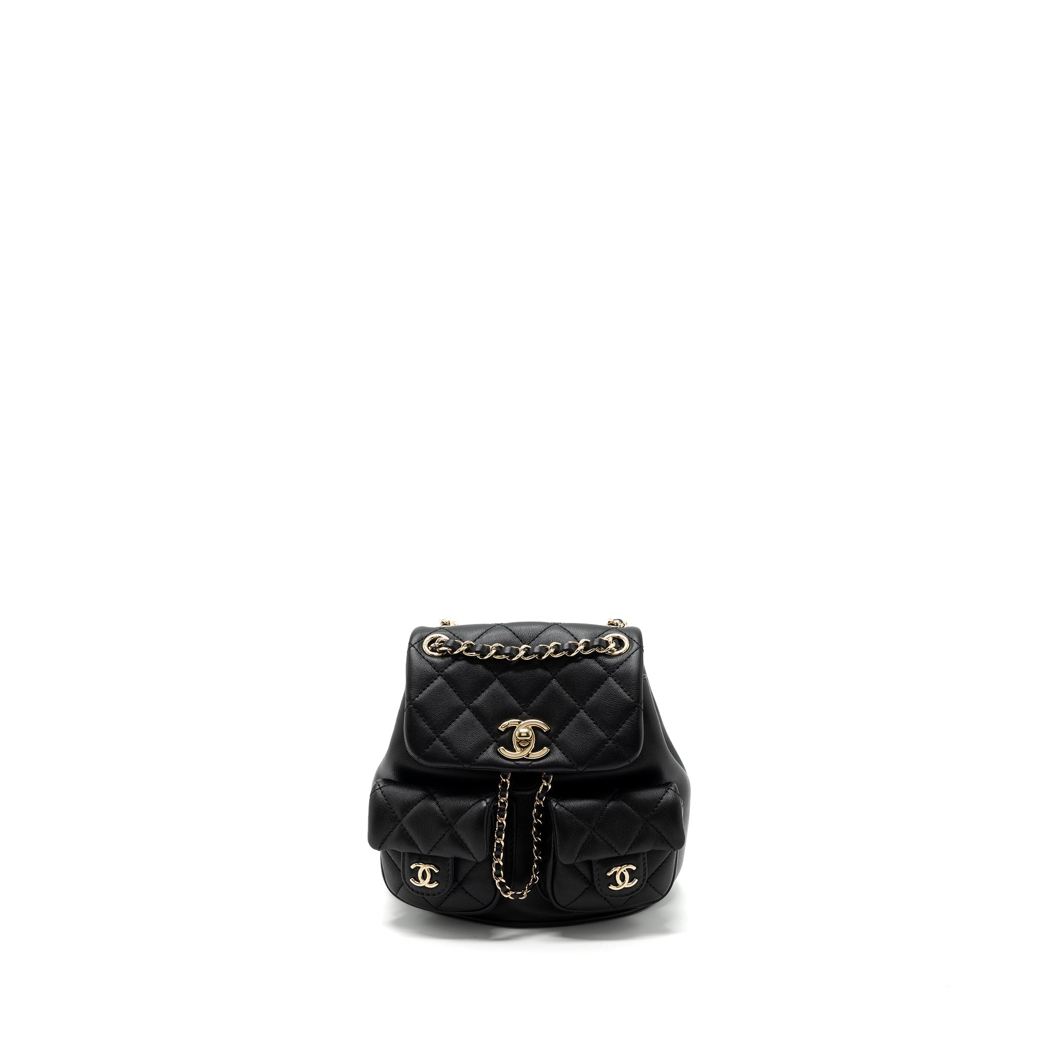 23A MINI TRIPLE PACK BACKPACK CALFSKIN BLACK LGHW (MICROCHIP )
