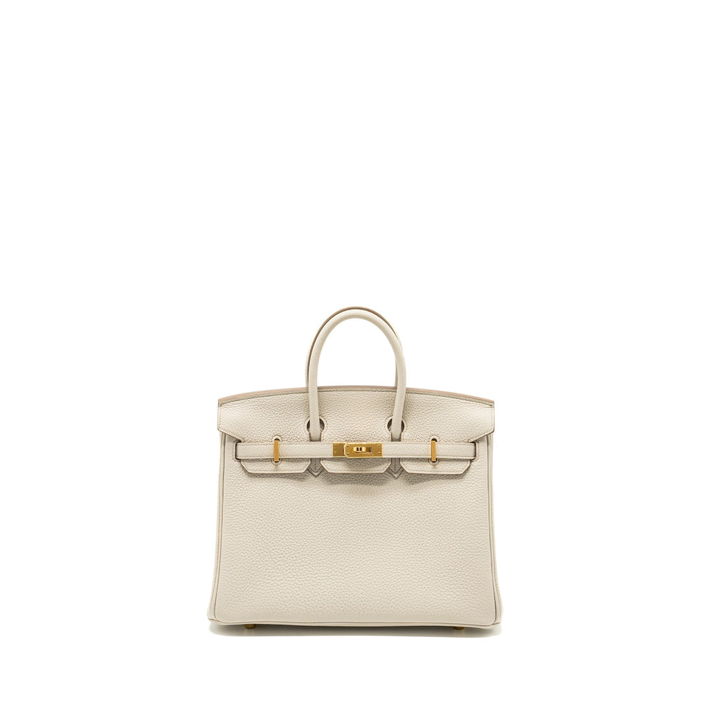 HERMES BIRKIN 25 TOGO BETON GHW
