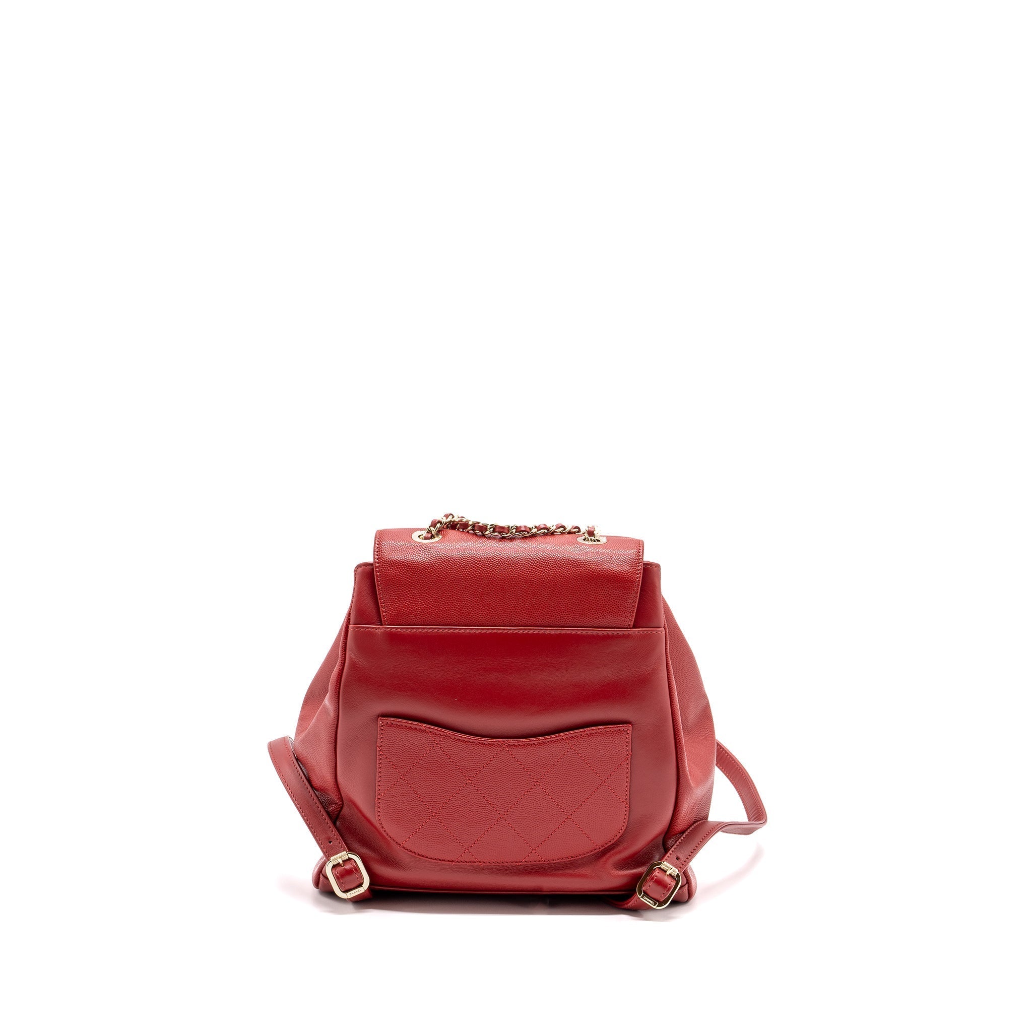 AFFINITY BACKPACK CAVIAR RED GHW