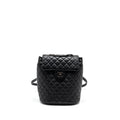 SMALL URBAN SPIRIT BACKPACK LAMBSKIN BLACK WITH BLACK HARDWARE