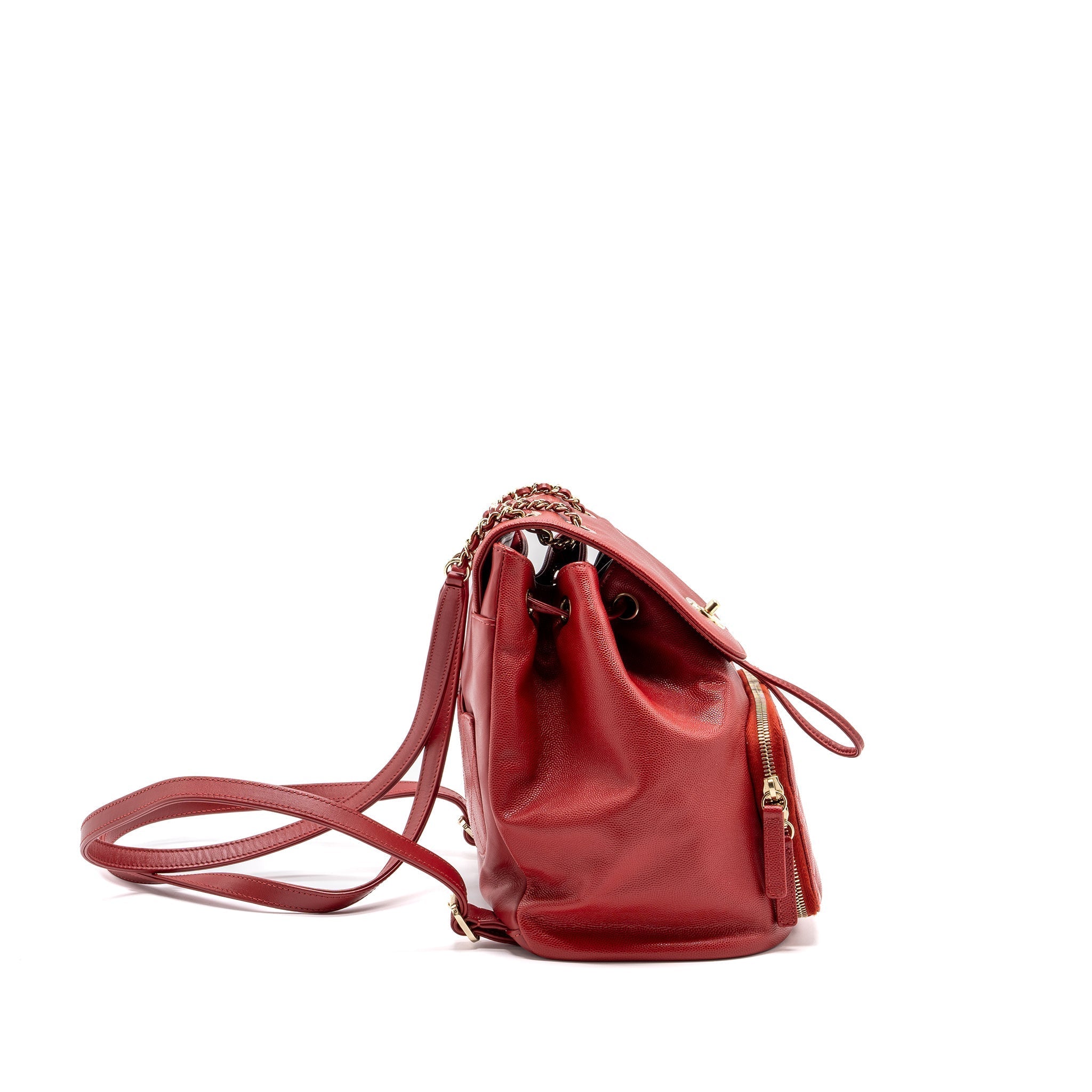 AFFINITY BACKPACK CAVIAR RED GHW
