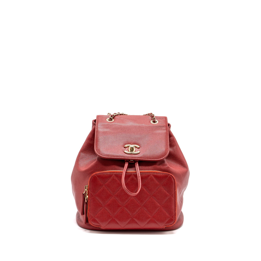 AFFINITY BACKPACK CAVIAR RED GHW