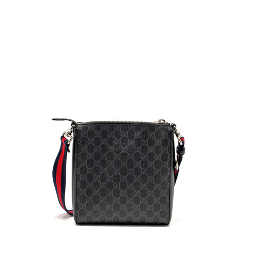 MESSENGER BAG GG SUPREME CANVAS BLACK/ MULTICOLOUR SHW