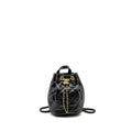 22S CANDY CHAINS MINI BUCKET BACKPACK LAMBSKIN BLACK GHW (MICROCHIP)