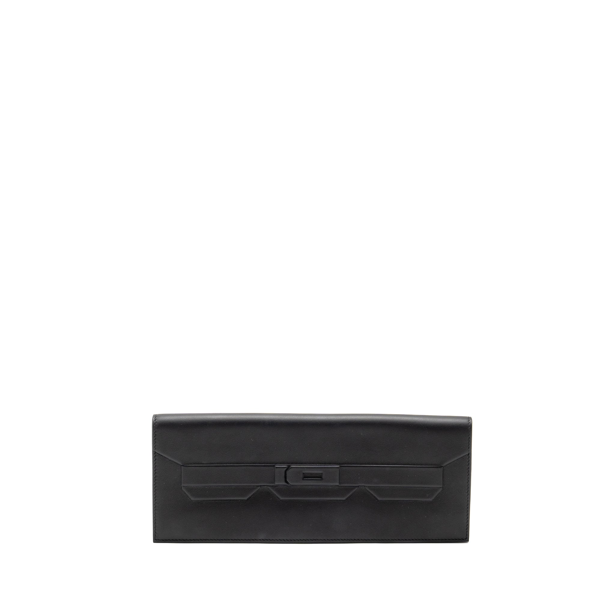 HERMES BIRKIN SHADOW POCHETTE SWIFT BLACK