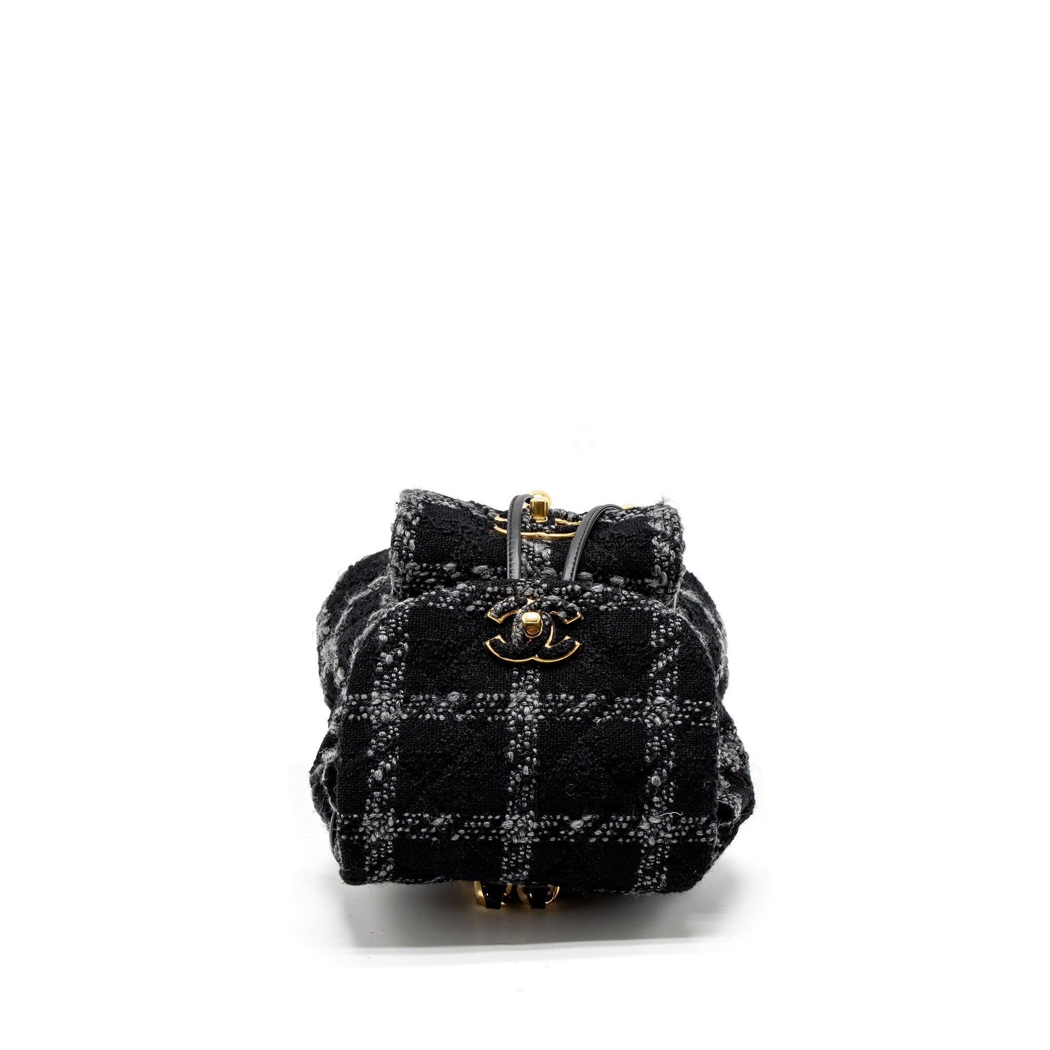DUMA BACKPACK TWEED MULTICOLOURED BRUSHED GHW (MICROCHIP)