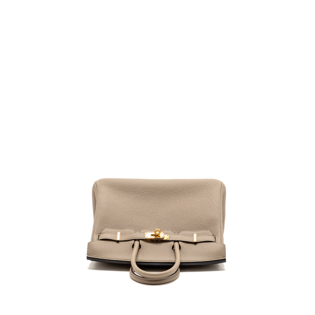 HERMES BIRKIN 25 TOGO GRIS TOURTERELLE GHW