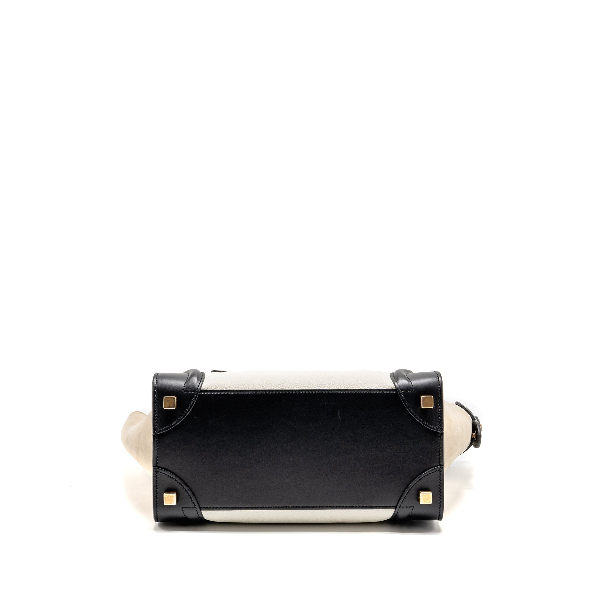 MICRO LUGGAGE BAG CALFSKIN WHITE/MULTICOLOUR GHW