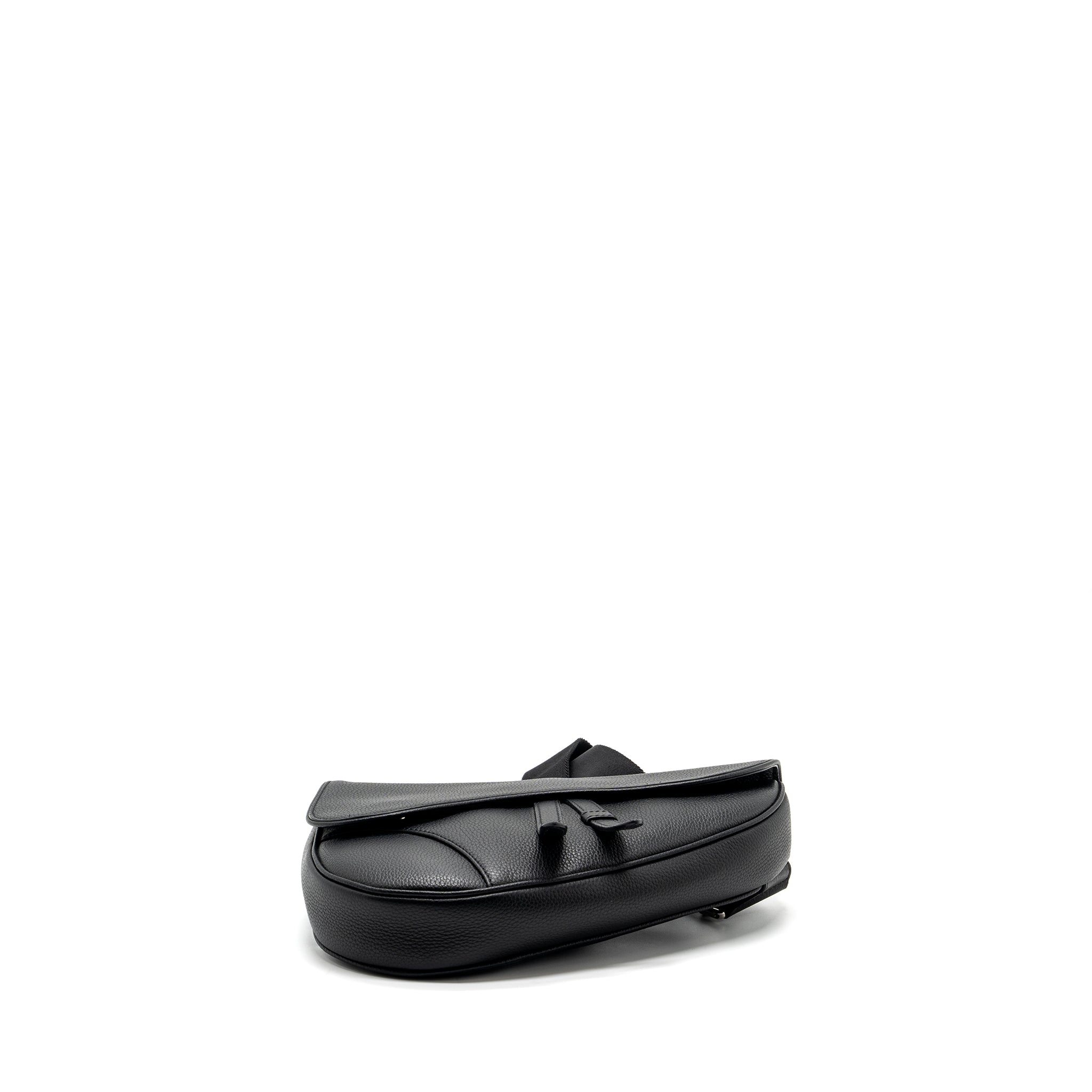 HOMME SADDLE BAG CALFSKIN BLACK SHW