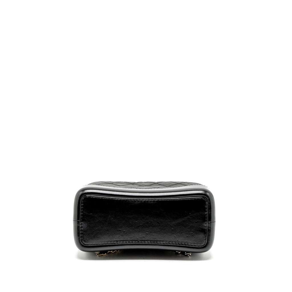SMALL GABRIELLE BACKPACK CALFSKIN BLACK MULTICOLOUR HARDWARE (MICROCHIP)