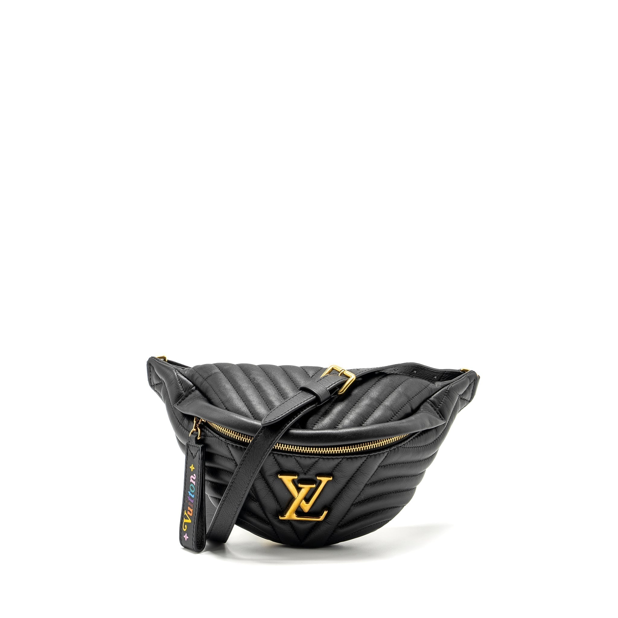 NEW WAVE BUMBAG CALFSKIN BLACK GHW
