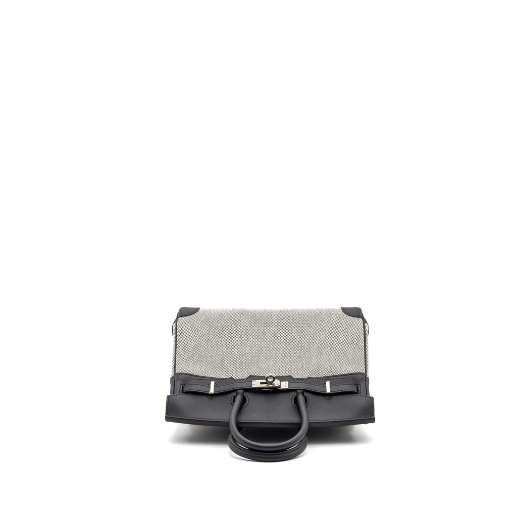 HERMES BIRKIN 25 TOILE SWIFT/CANVAS BLACK SHW