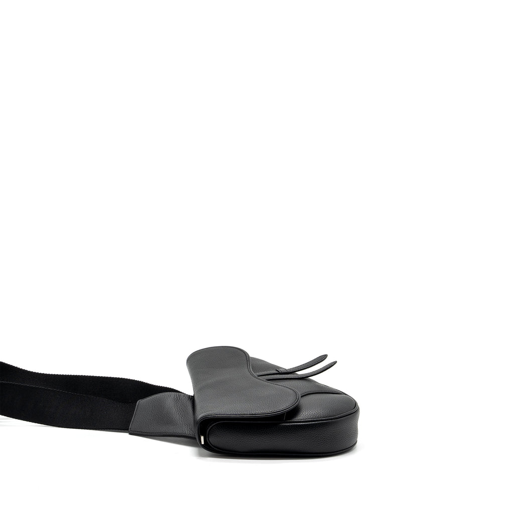 HOMME SADDLE BAG CALFSKIN BLACK SHW
