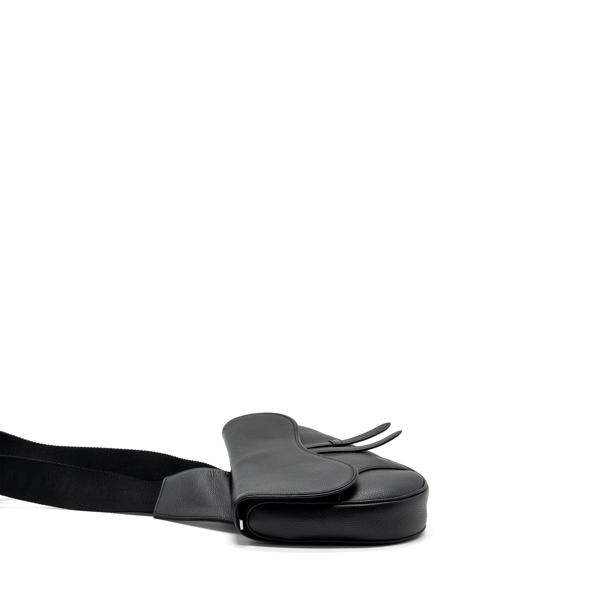 HOMME SADDLE BAG CALFSKIN BLACK SHW