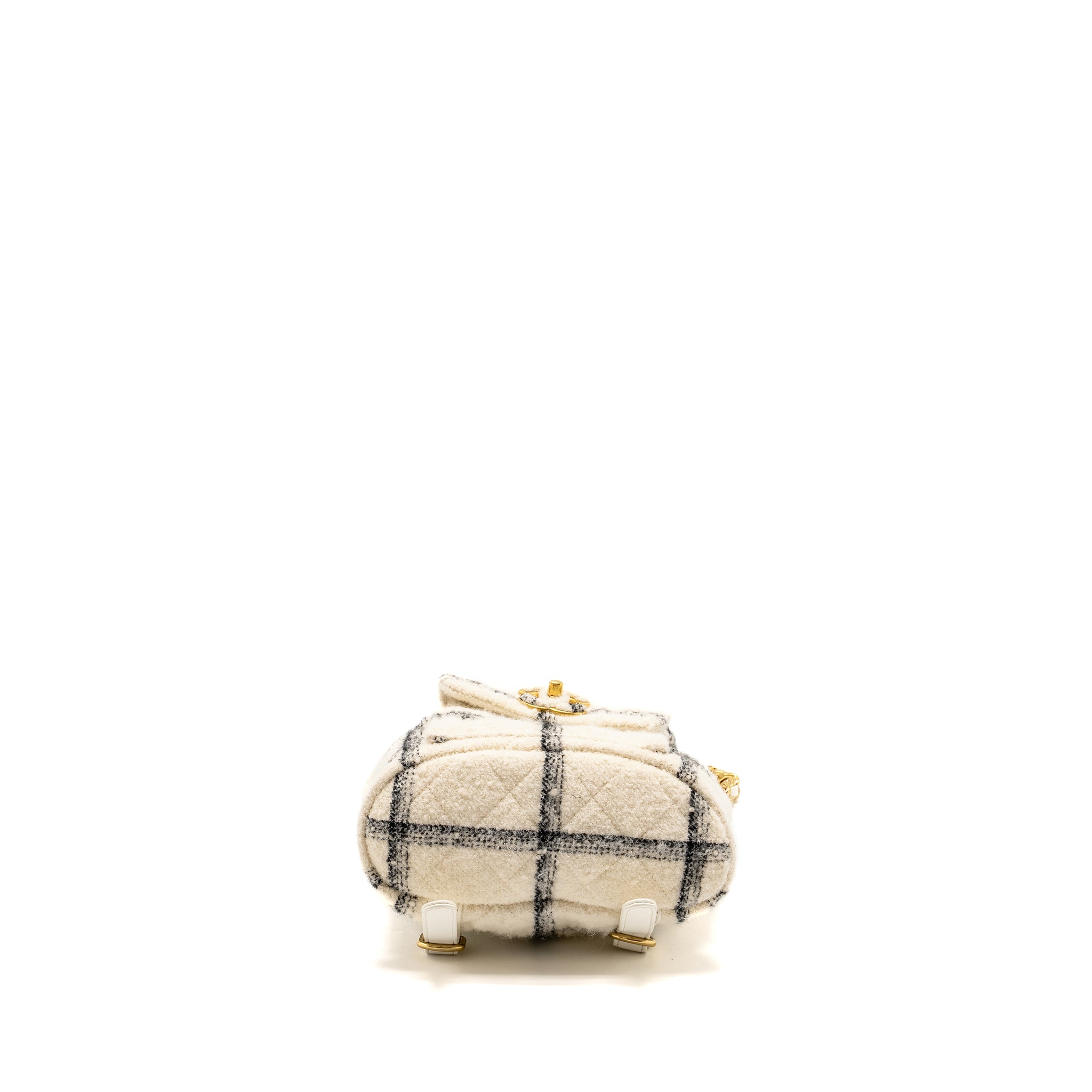 DUMA BACKPACK FABRIC WHITE/MULTICOLOUR GHW (MICROCHIP)