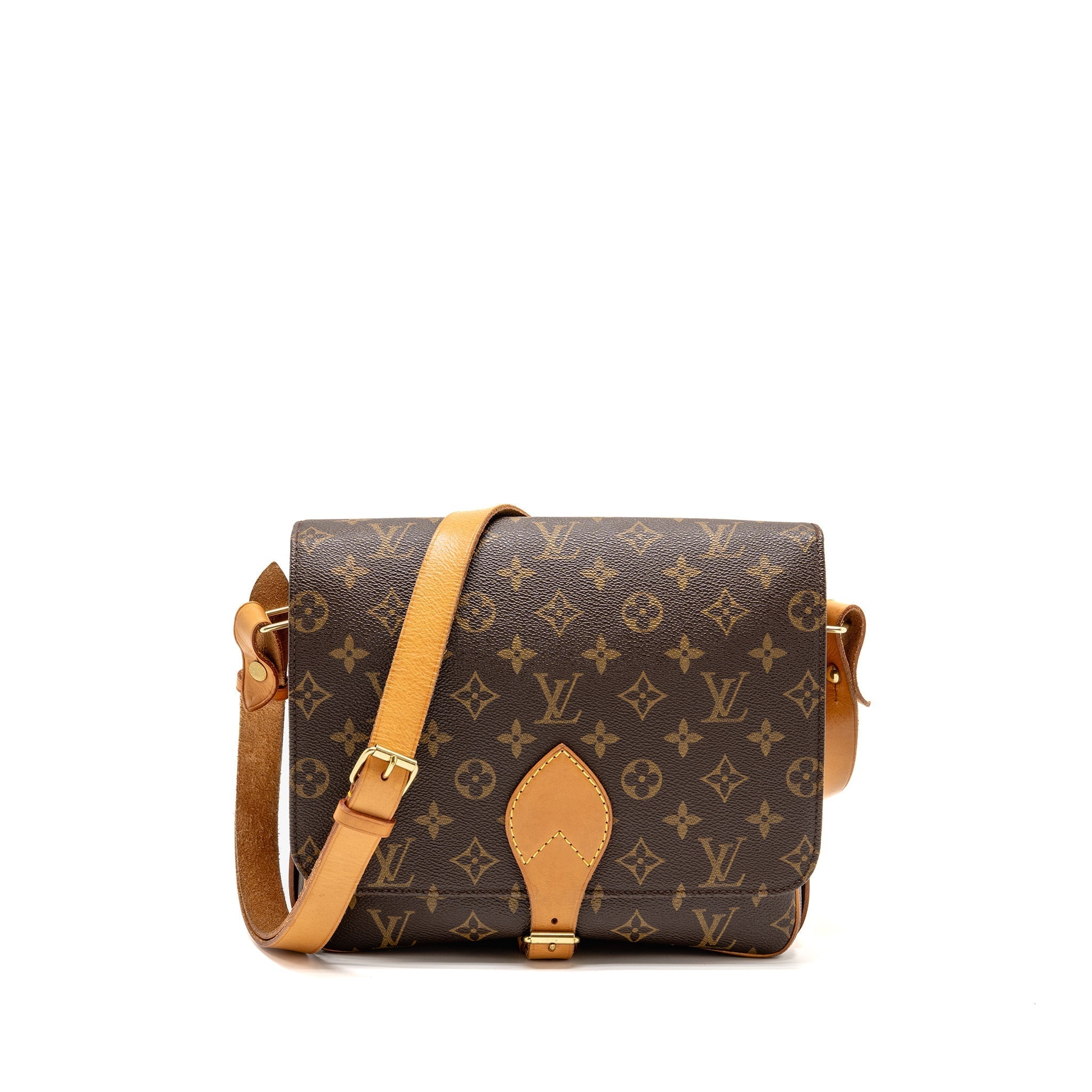 VINTAGE MESSENGER CROSSBODY BAG MONOGRAM CANVAS GHW