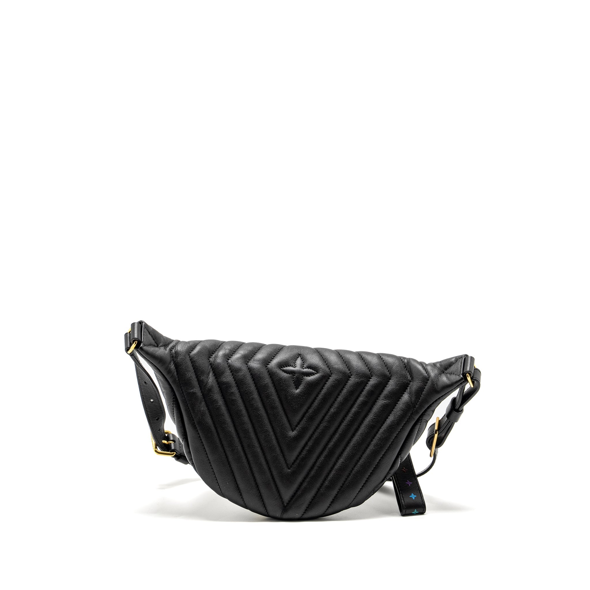 NEW WAVE BUMBAG CALFSKIN BLACK GHW