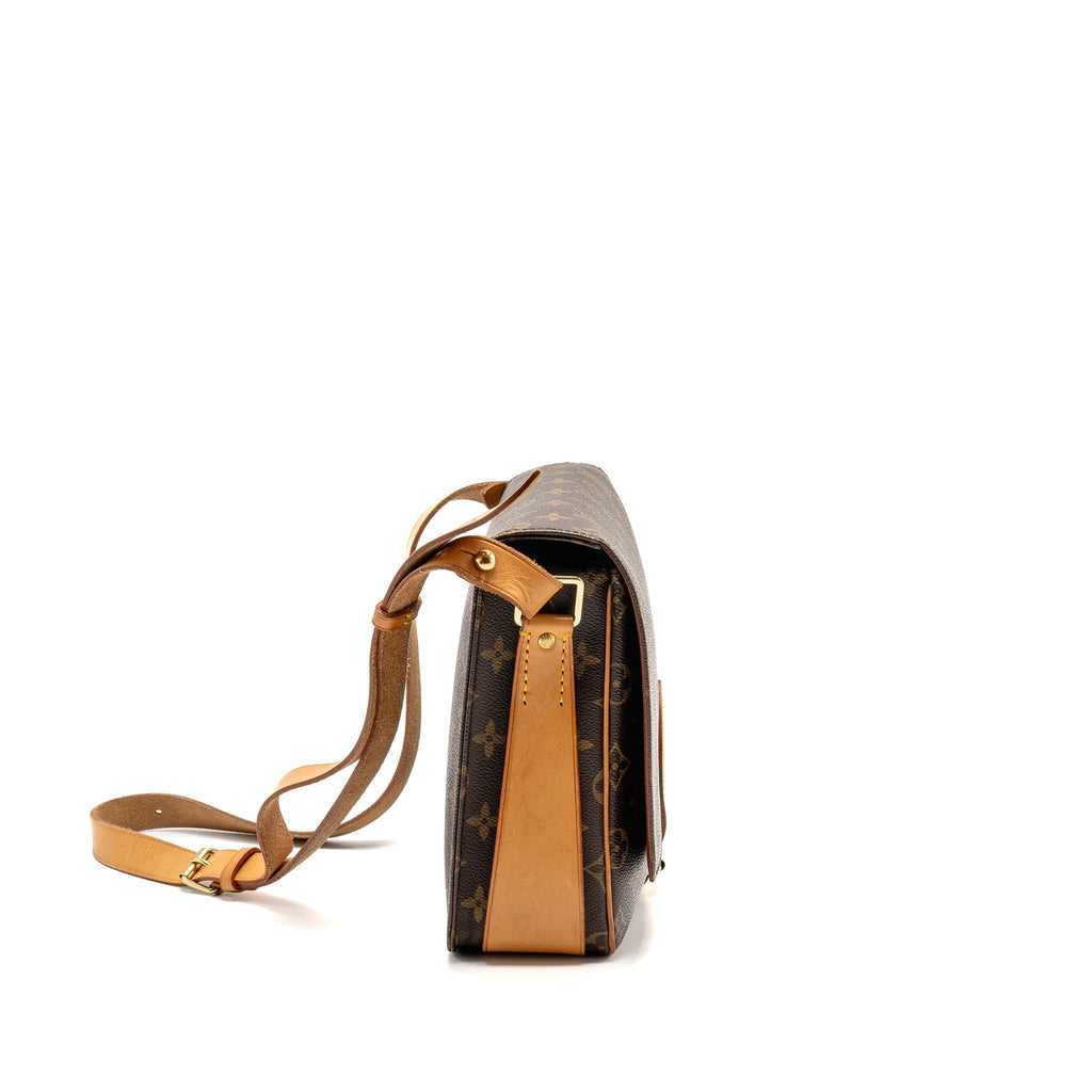 VINTAGE MESSENGER CROSSBODY BAG MONOGRAM CANVAS GHW