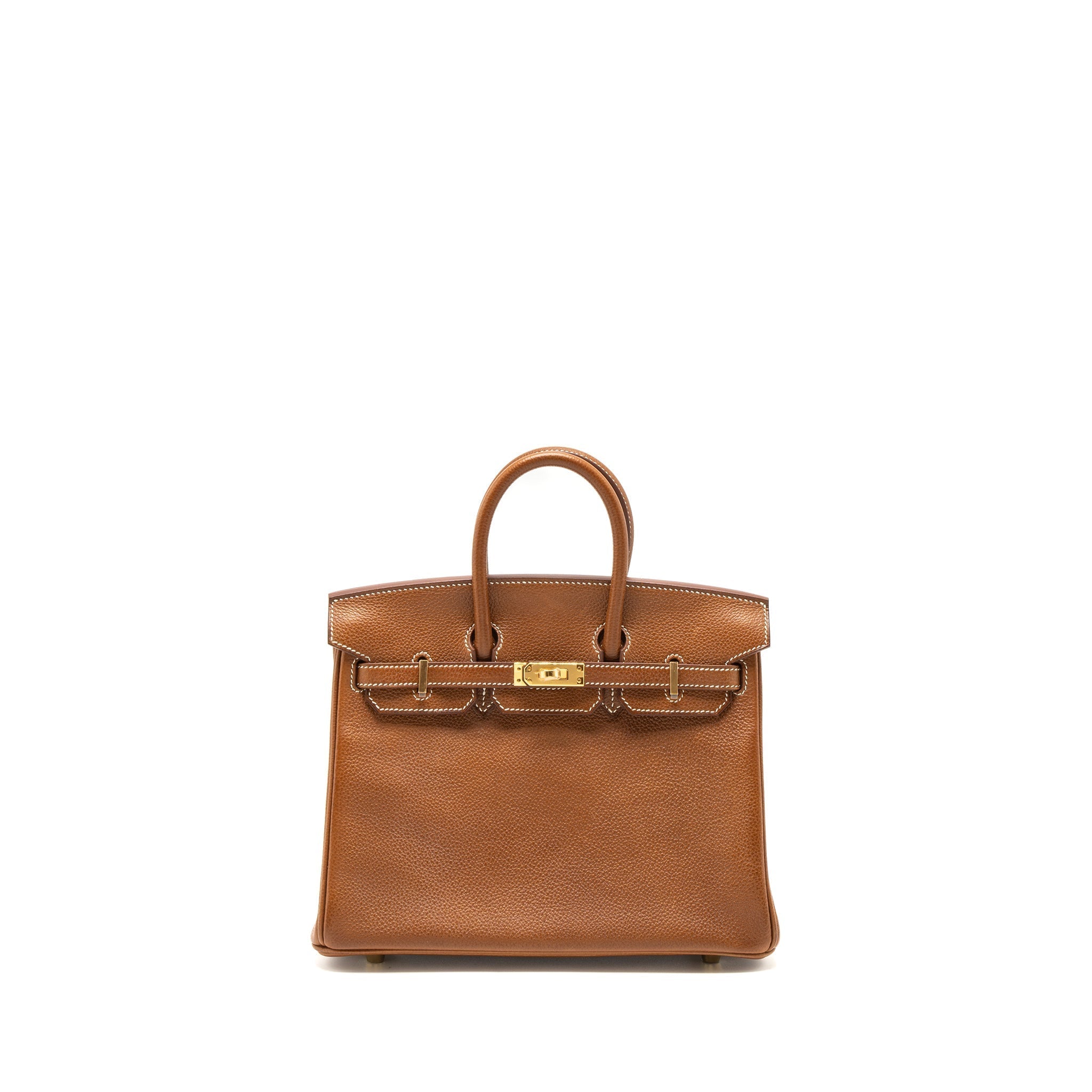 HERMES BIRKIN 25 BARENIA FAUBOURG 34 FAUVE GHW