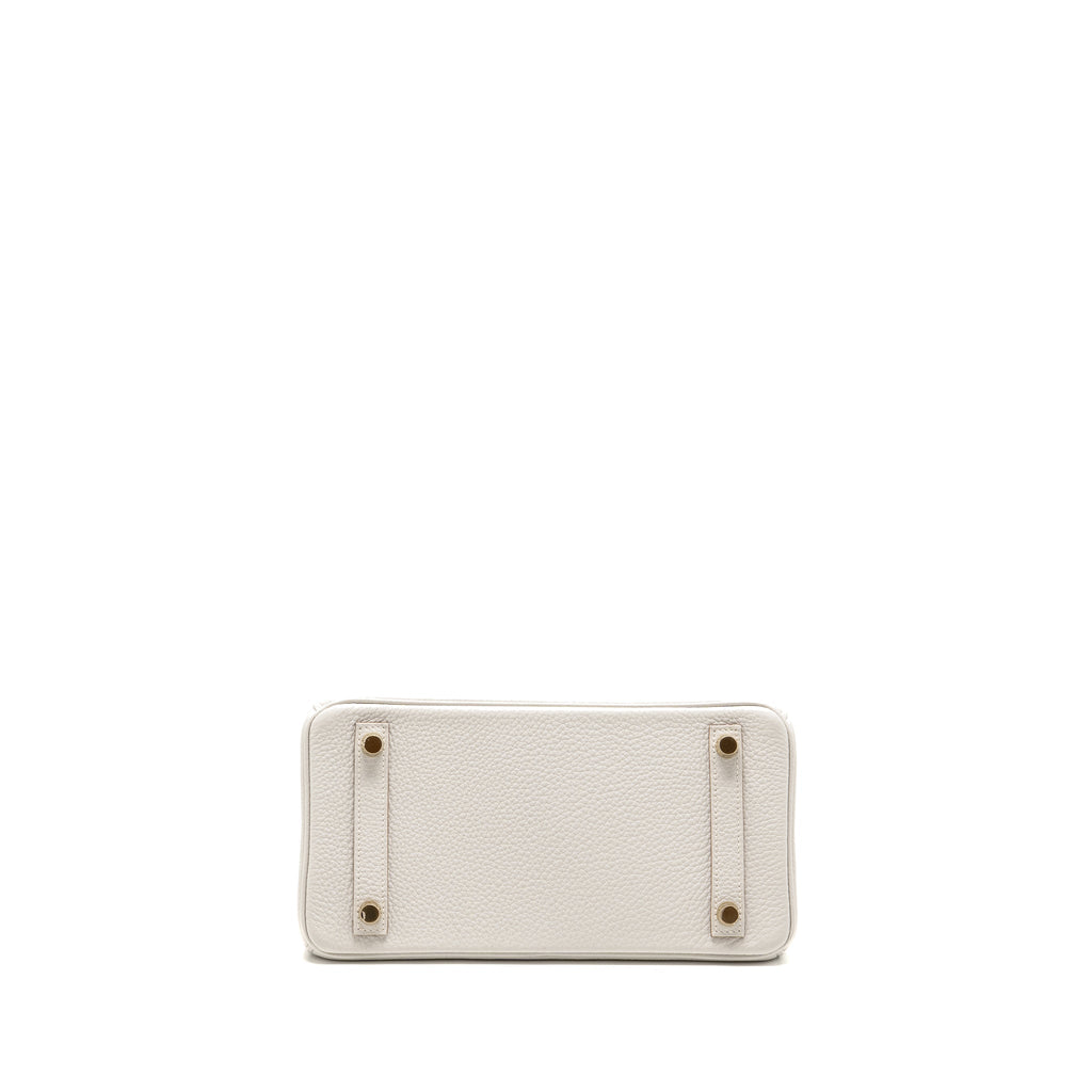 HERMES BIRKIN 25 TOGO GRIS PALE GHW