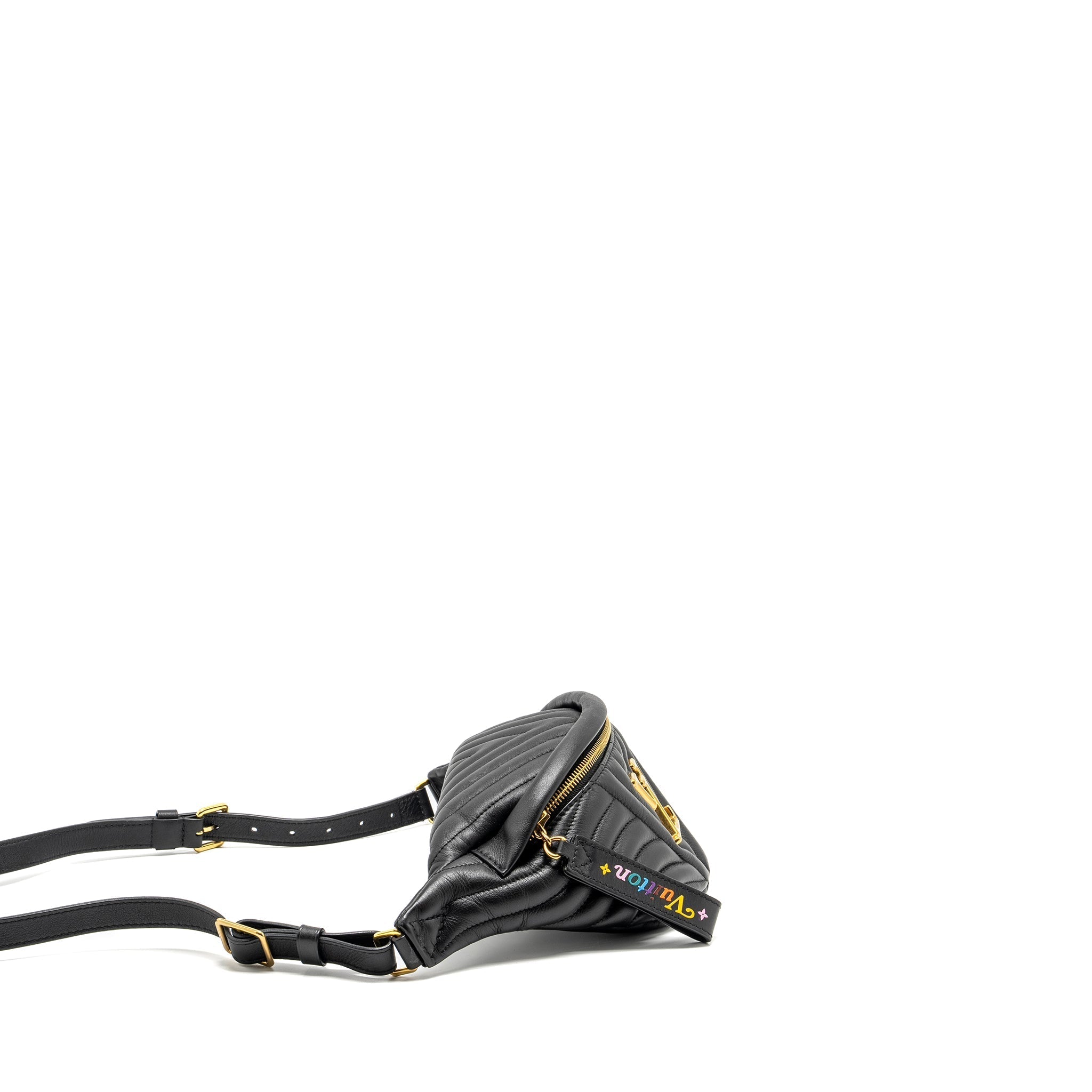 NEW WAVE BUMBAG CALFSKIN BLACK GHW