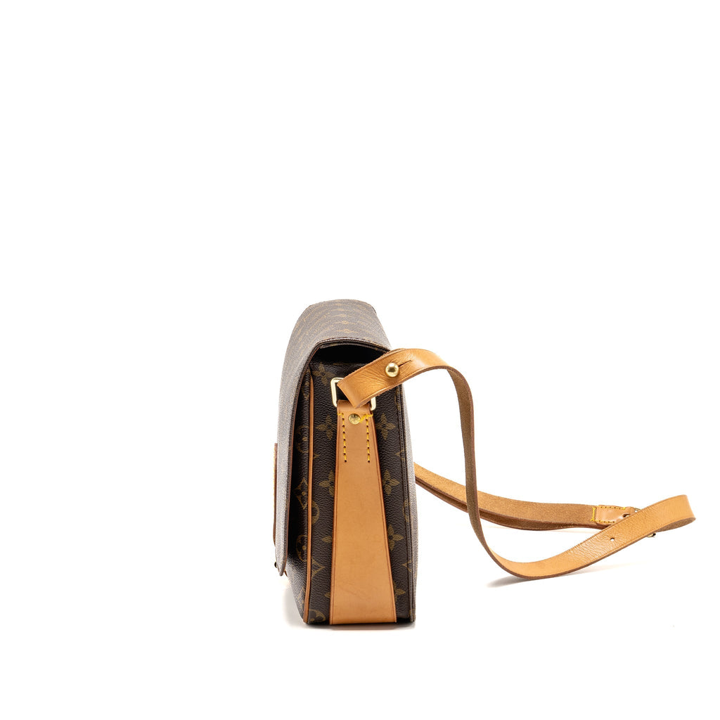 VINTAGE MESSENGER CROSSBODY BAG MONOGRAM CANVAS GHW