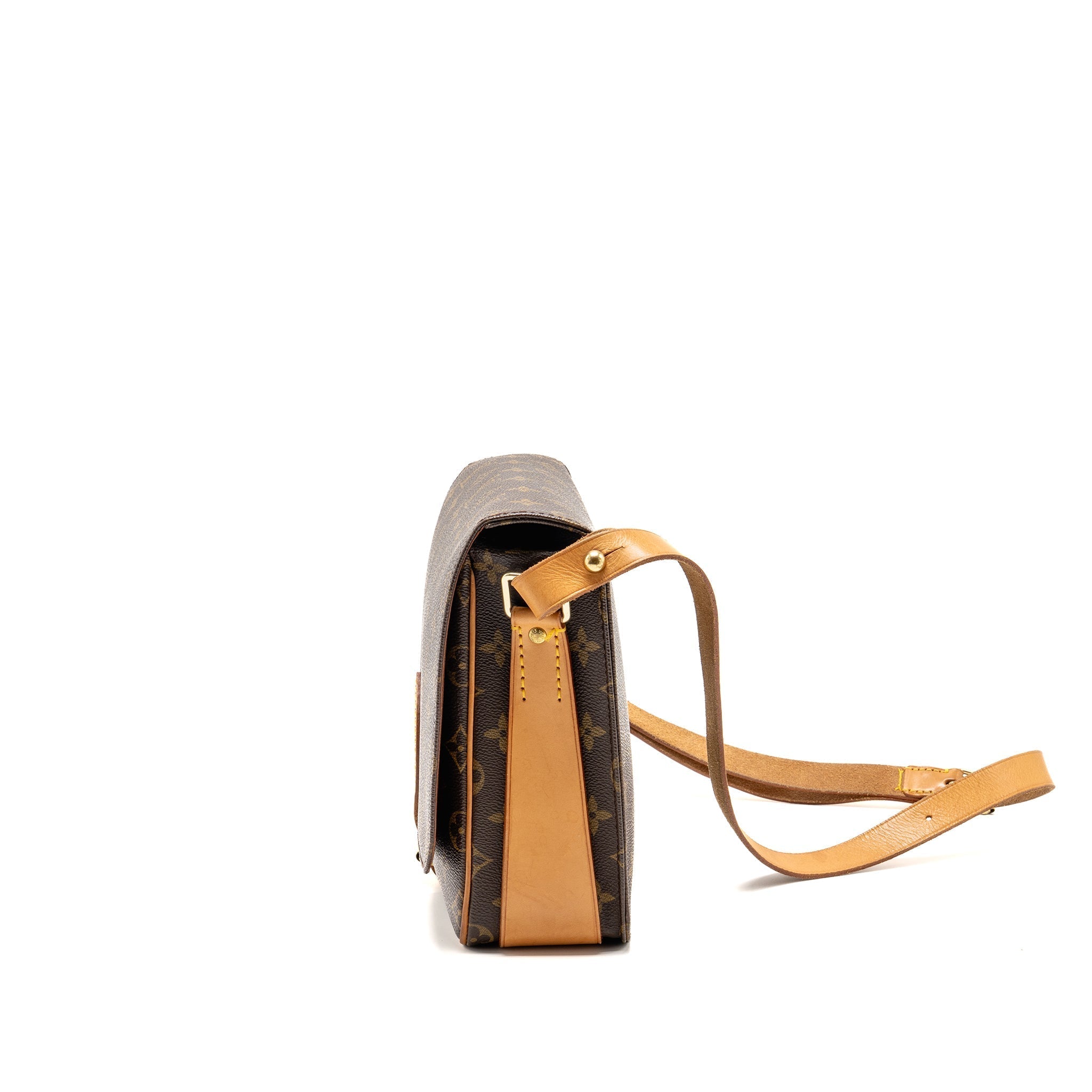 VINTAGE MESSENGER CROSSBODY BAG MONOGRAM CANVAS GHW