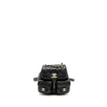 24A MINI DUMA BACKPACK GRAINED CALFSKIN BLACK LGHW (MICROCHIP)