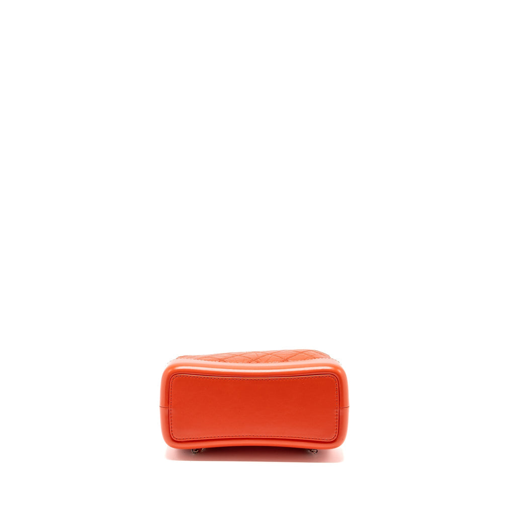 SMALL GABRIELLE BACKPACK AGED CALFSKIN RED MULTICOLOUR HARDWARE