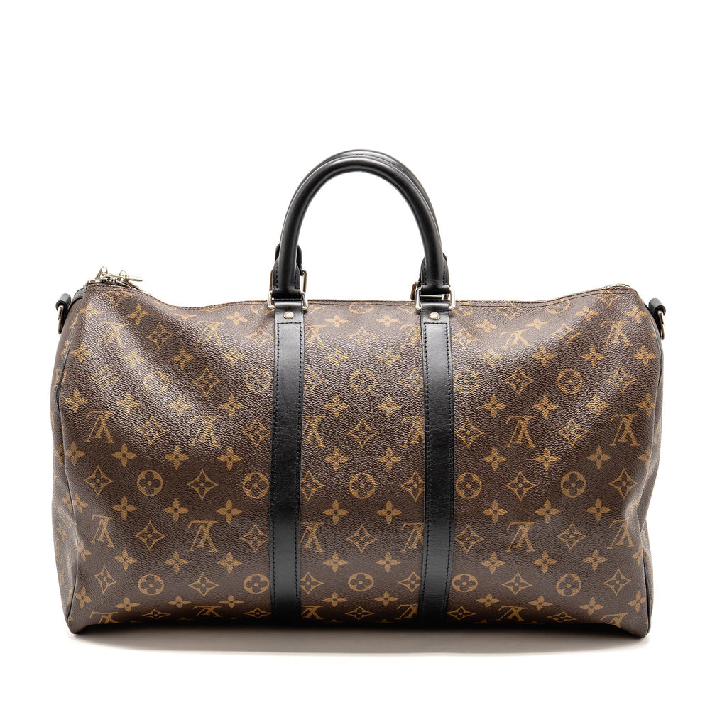 KEEPALL BANDOULIERE 45 MONOGRAM MACASSAR SHW