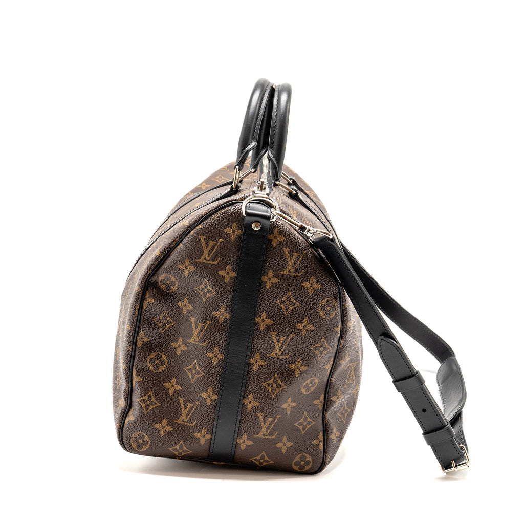 KEEPALL BANDOULIERE 45 MONOGRAM MACASSAR SHW