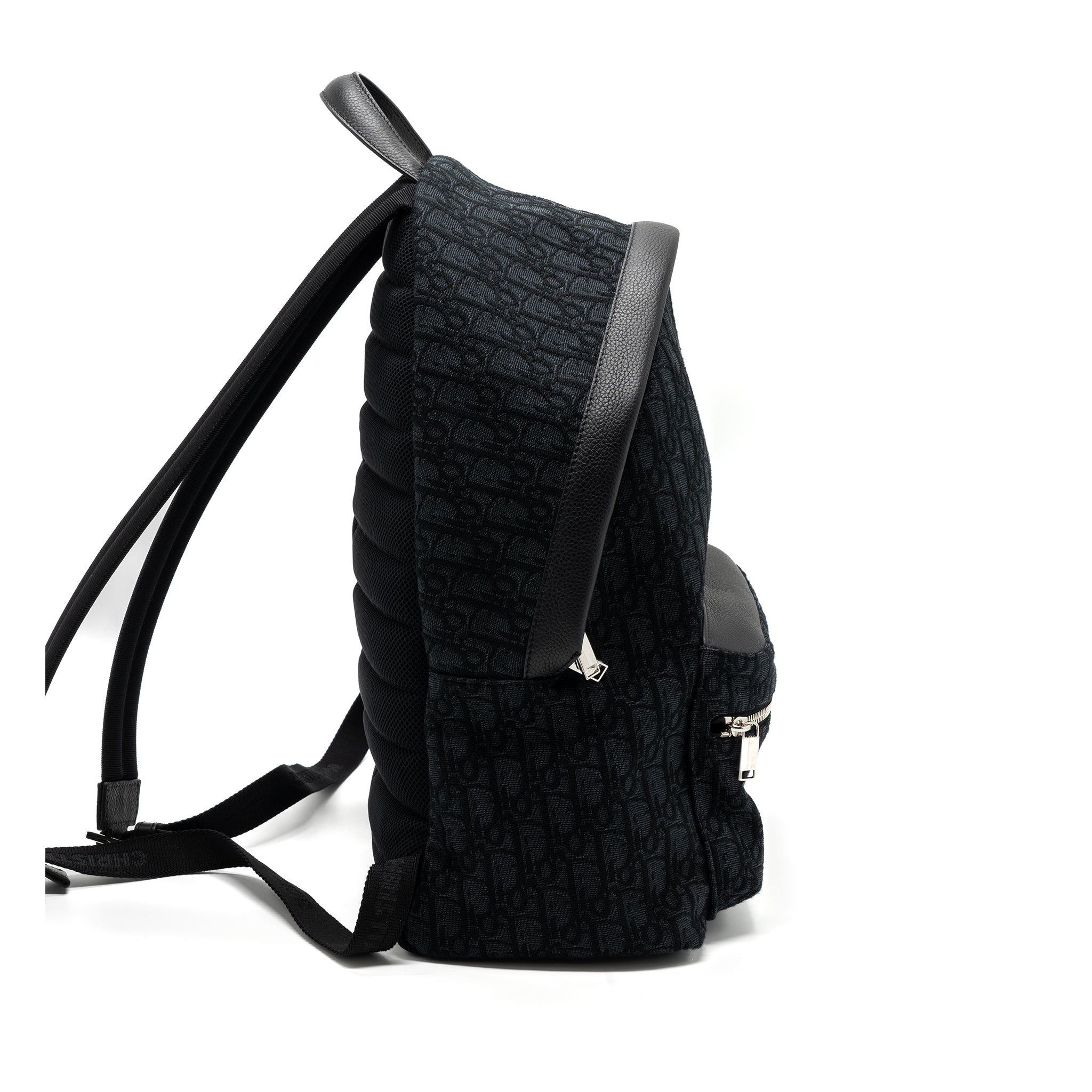RIDER BACKPACK BLACK DIOR OBLIQUE JACQUARD SHW