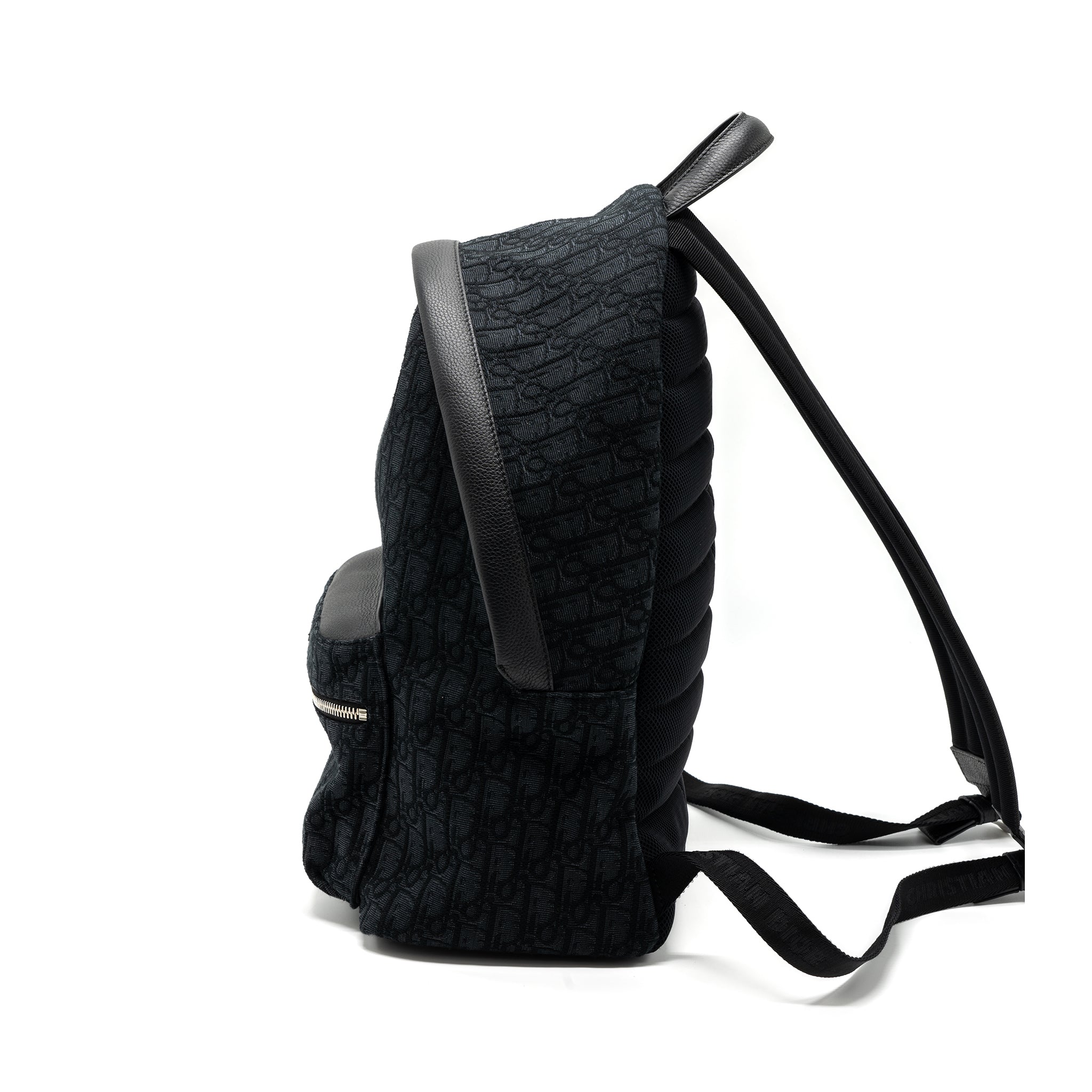 RIDER BACKPACK BLACK DIOR OBLIQUE JACQUARD SHW