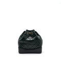 SMALL GABRIELLE BACKPACK AGED CALFSKIN DARK GREEN MULTICOLOUR HARDWARE