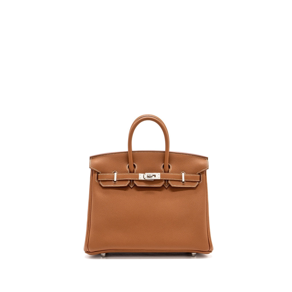 HERMES BIRKIN 25 TOGO GOLD SHW