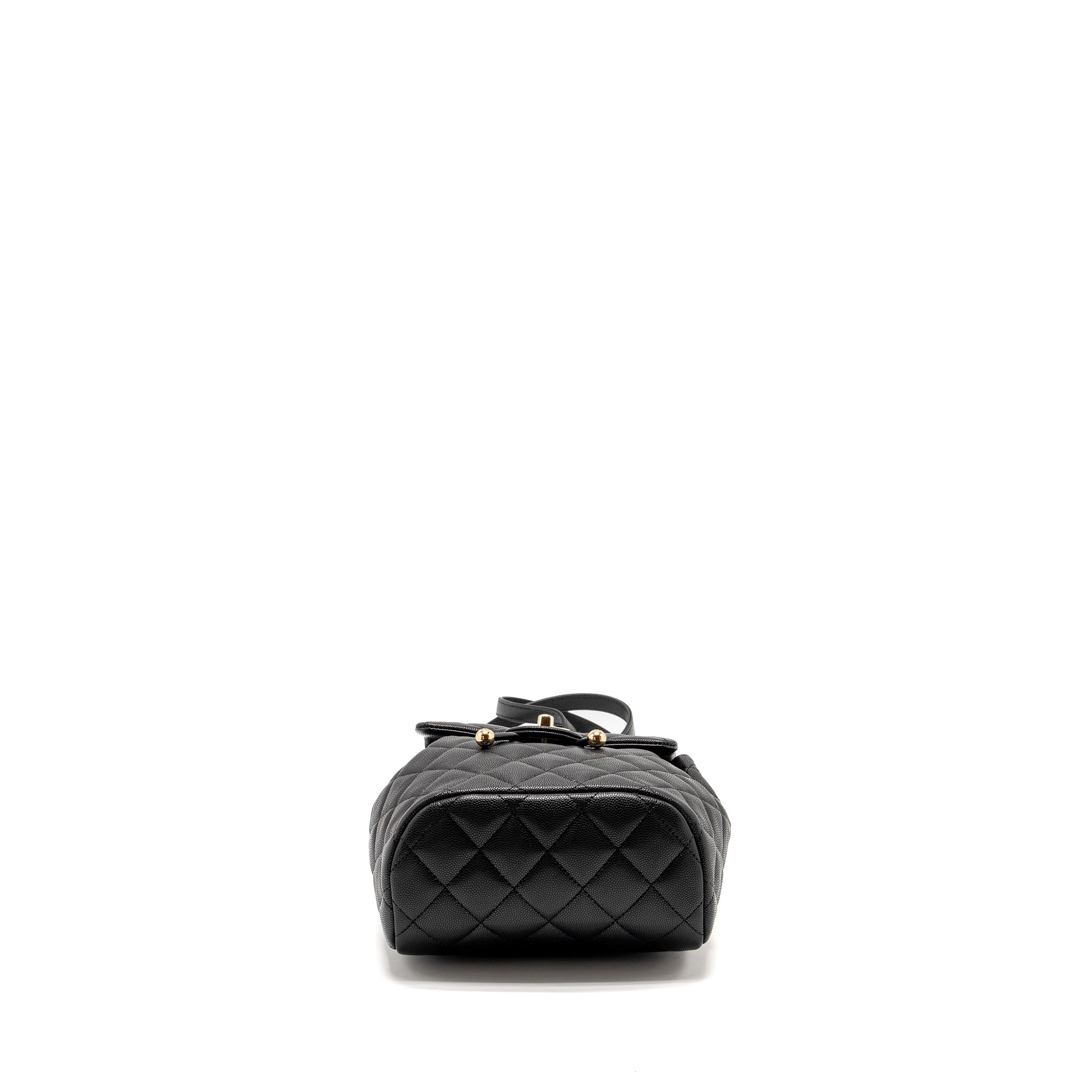 23S QUILTED MINI BACKPACK CAVIAR BLACK LGHW (MICROCHIP)