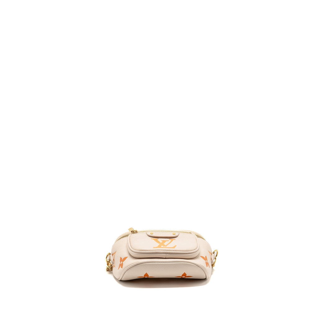 MINI BUMBAG BY THE POOL EMPREINTE GIANT MONOGRAM LEATHER GRADIENT NEUTRAL GHW